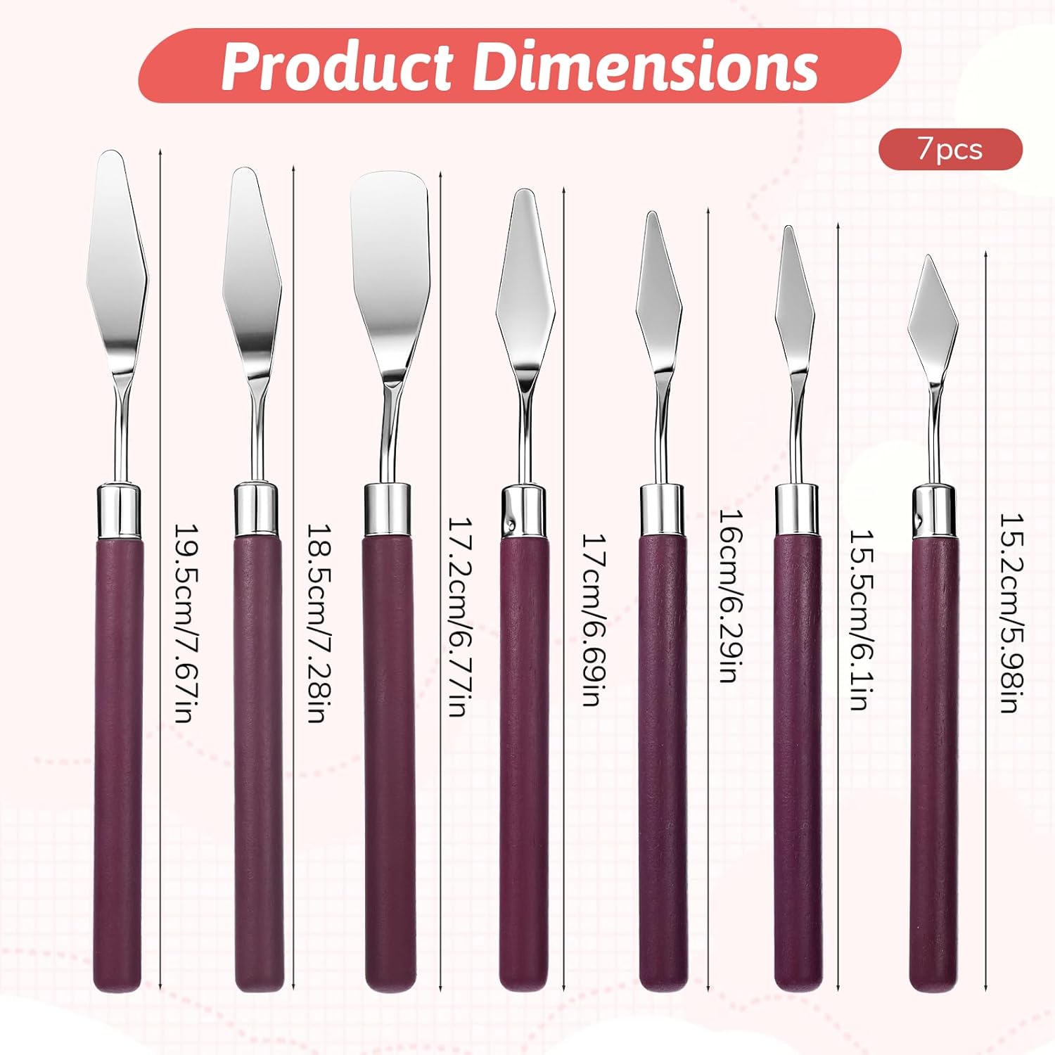 Palette knife set